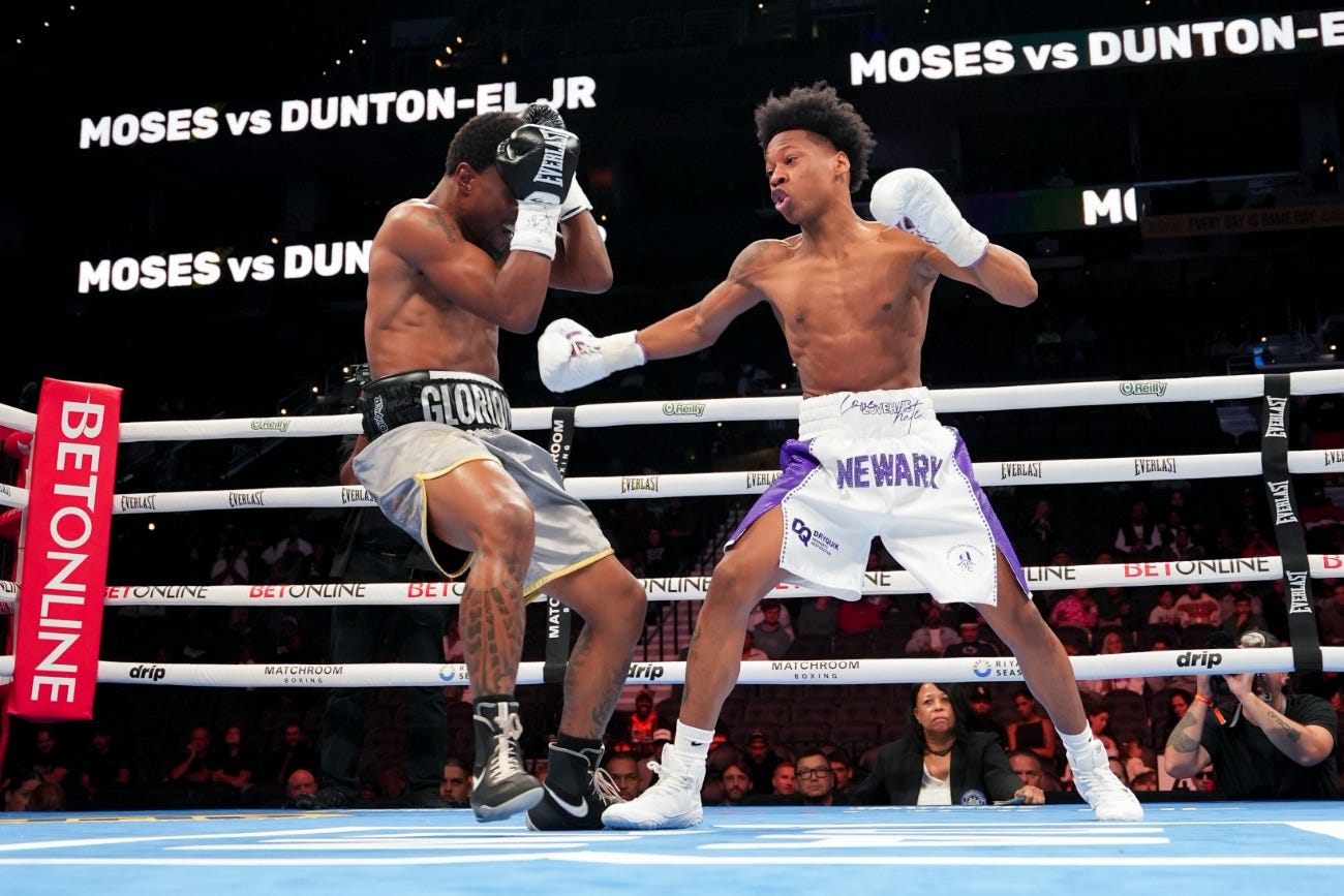 Image: Boxing Results: Zaquin Moses Outpoints Dunton-El Jr