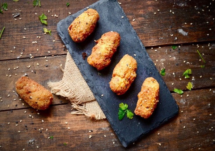 Croquetas con jamón