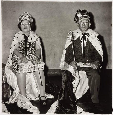 Black and white photographs of people including Susan Sontag and Norman Mailer