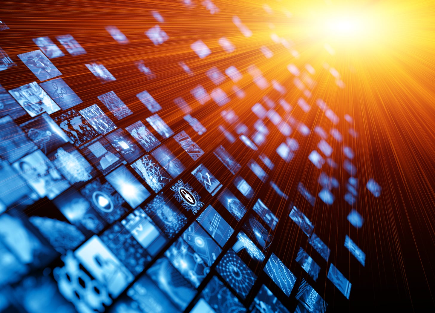 Image of a digital media wall. Photo courtesy of Danil Melekhin from Getty Images Signature via Canva.