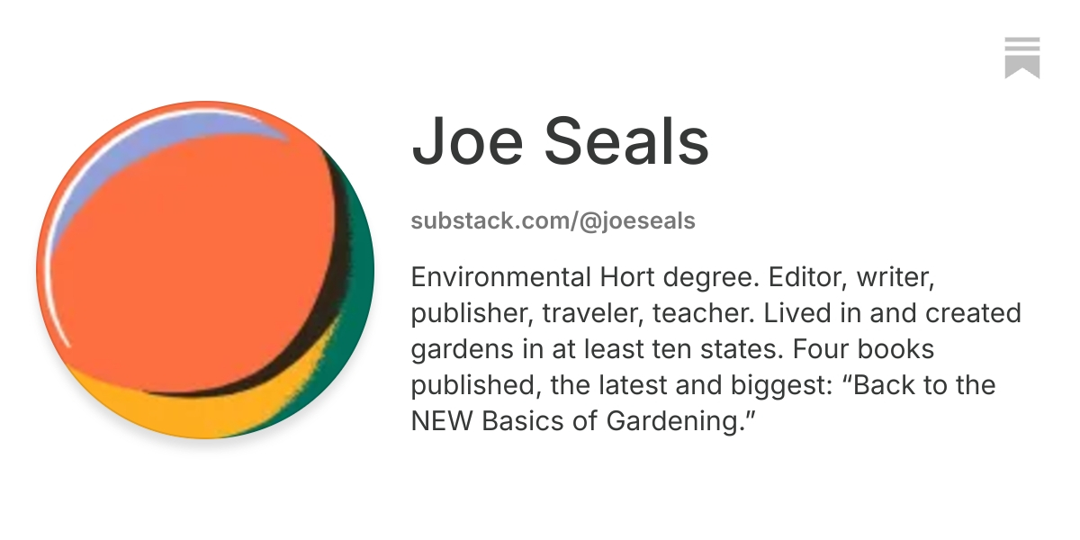Joe Seals | Substack