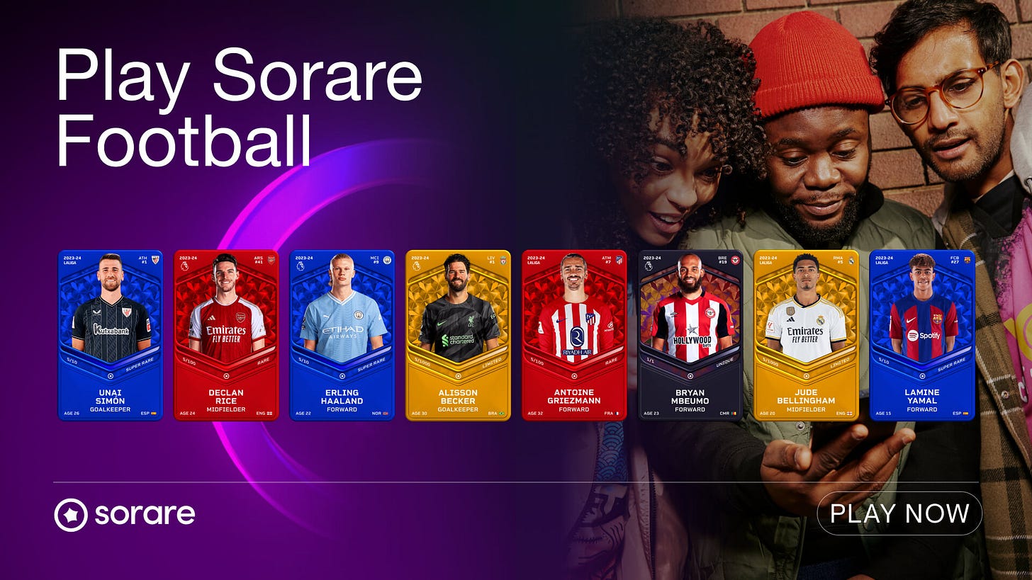 Le jeu de Fantasy Football où tu es propriétaire de cartes numériques de  joueurs - Sorare