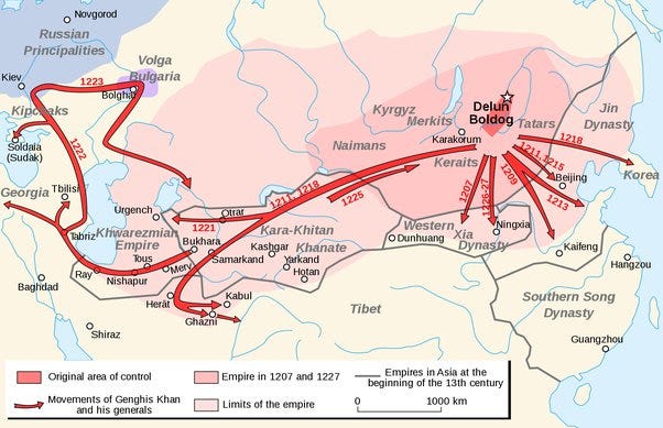 Why did the Genghis Khan invade China? - Quora