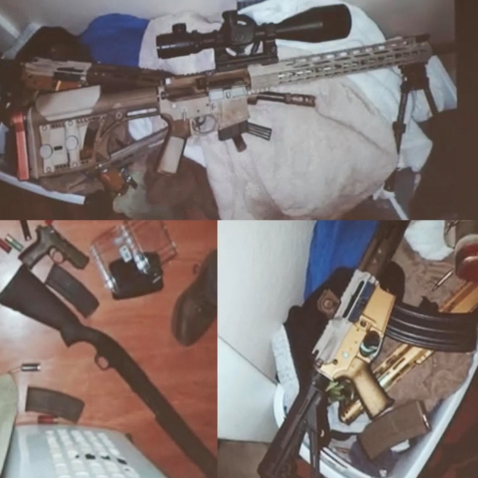 photos of some of the firearms in the possession of Tara O'Sullivan's murderer photos of some of the firearms in the possession of Tara O'Sullivan's murderer