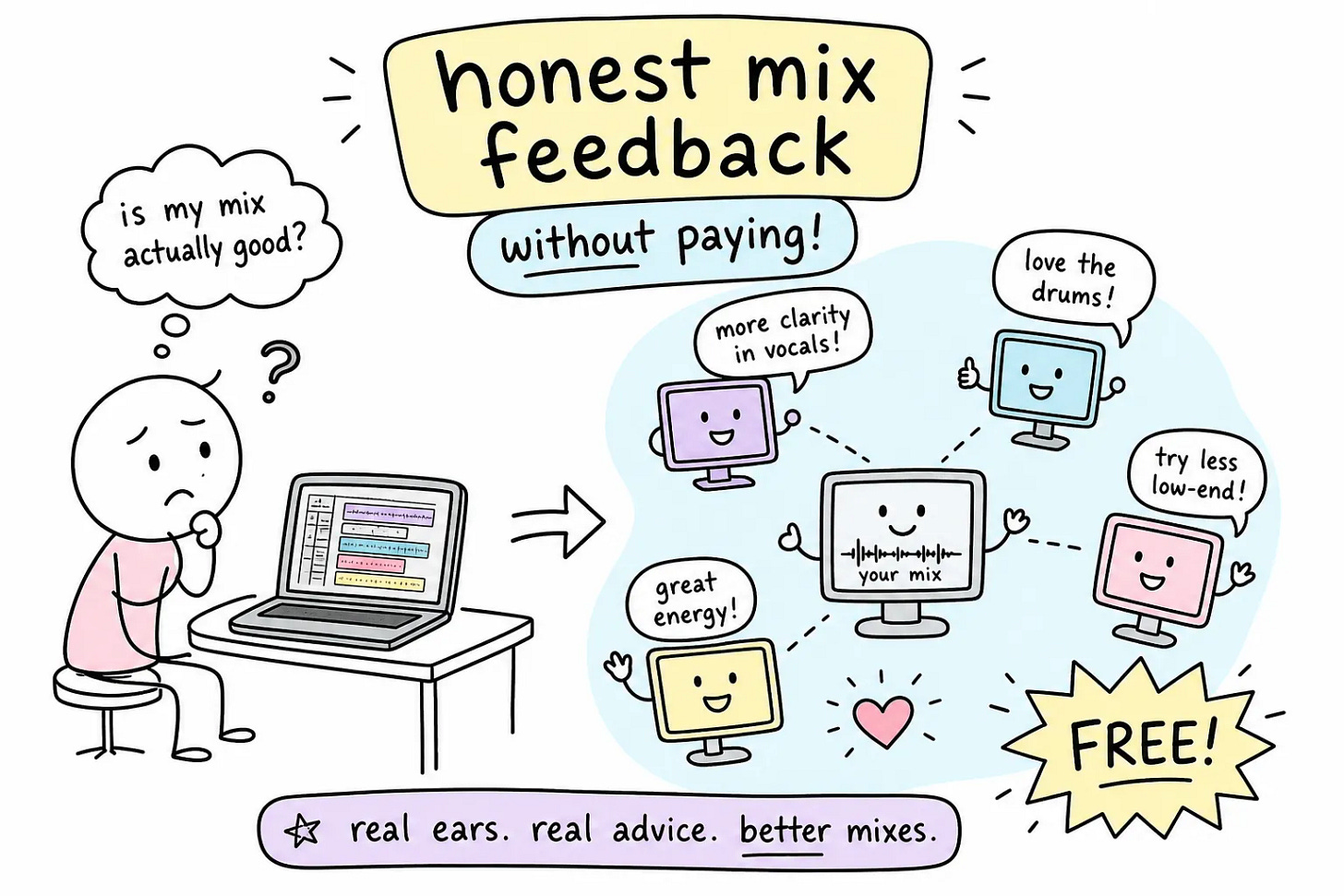 Get Honest Mix Feedback Without Paying for Mastering Get Honest Mix Feedback Without Paying for Mastering
