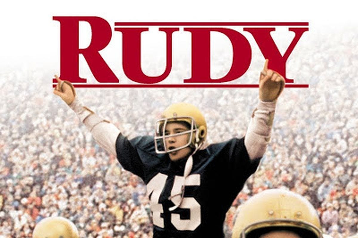Top 10 football movies ever: No. 7, Rudy - Niners Nation
