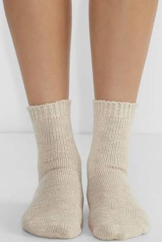 Tna Cozy Ankle Socks 3-Pack in Heather Ot Bg/Heather Nm Tp/Heather L Ot | Medium/Large | Cotton/Wool/Acrylic