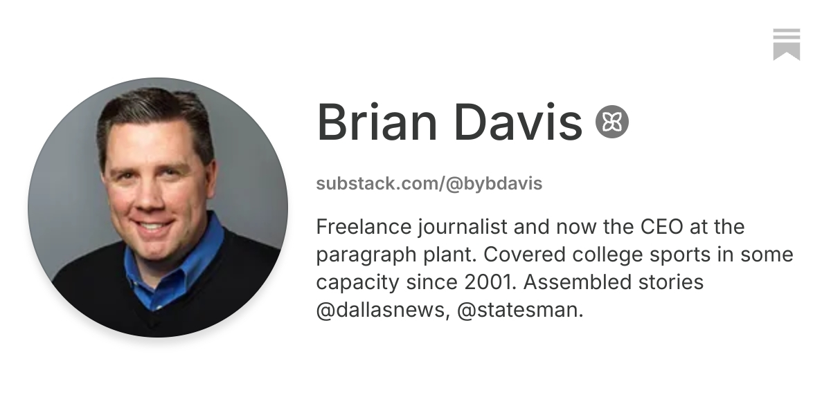 Brian Davis | Substack
