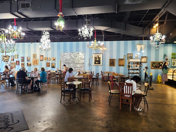 Amelie's French Bakery and Cafe interior Carmel Commons