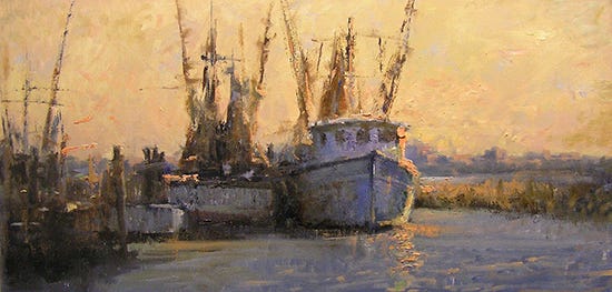 Last Vestige by Roger Dale Brown Oil Painting by Roger Dale Brown