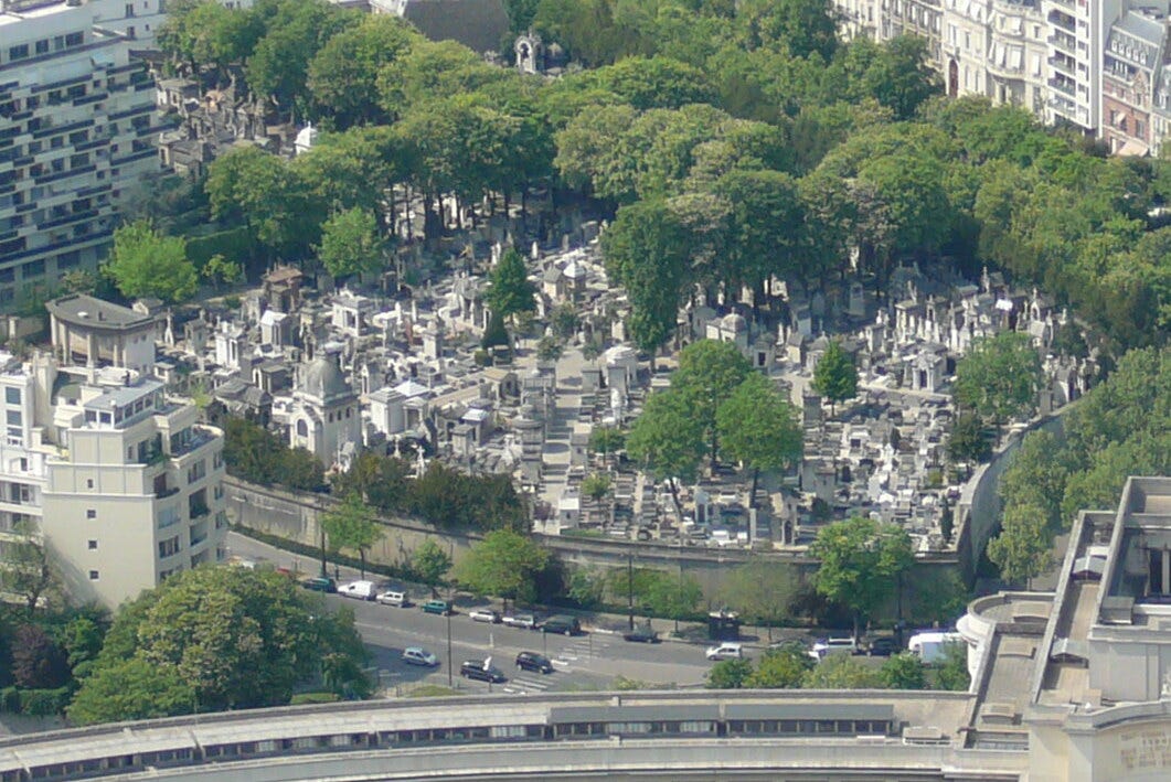 Passy Cemetery in Paris