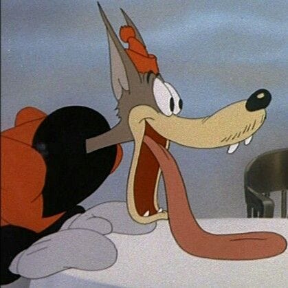 Tex Avery's Wolf | Droopy dog, Charles perrault, Cartoon wolf