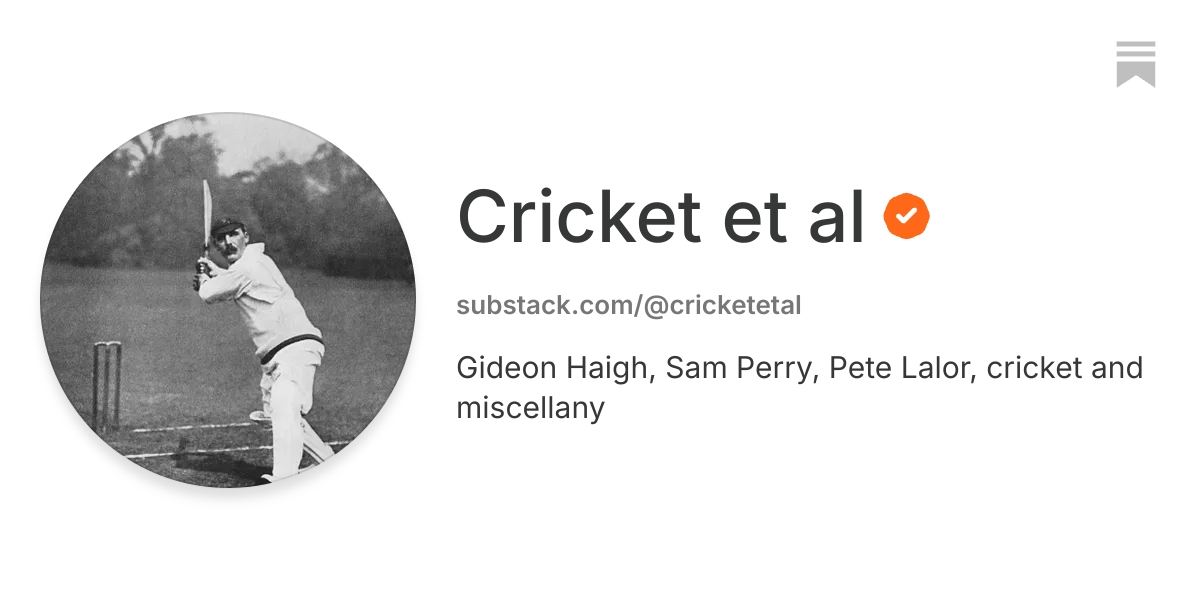 Cricket et al | Substack