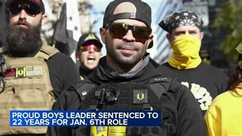 Proud Boys sentencing today: Who is Enrique Tarrio? Former Proud Boys ...