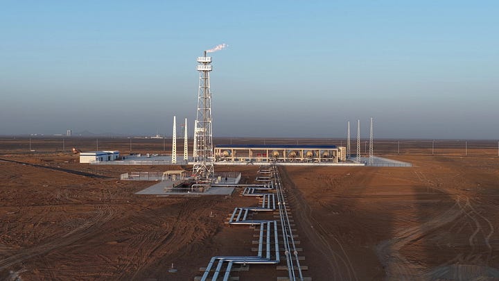 The Long March 12 launch vehicle series’ launch pad at the Jiuquan Satellite Launch Center.