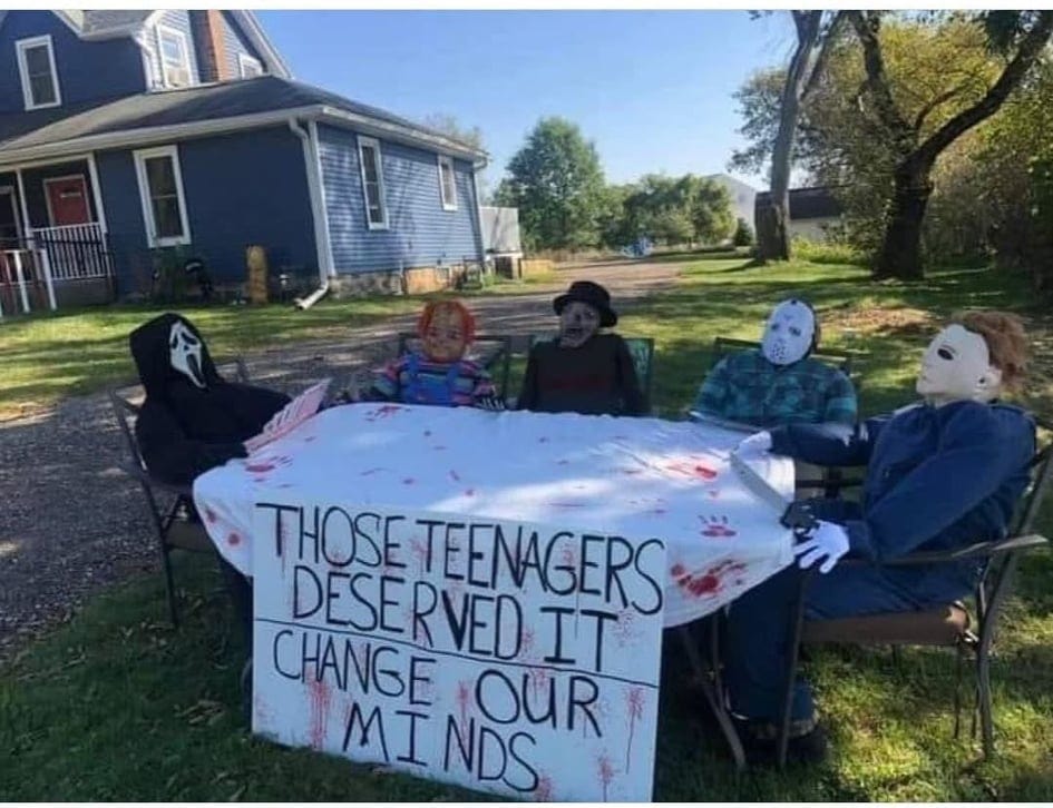 May be an image of 2 people and text