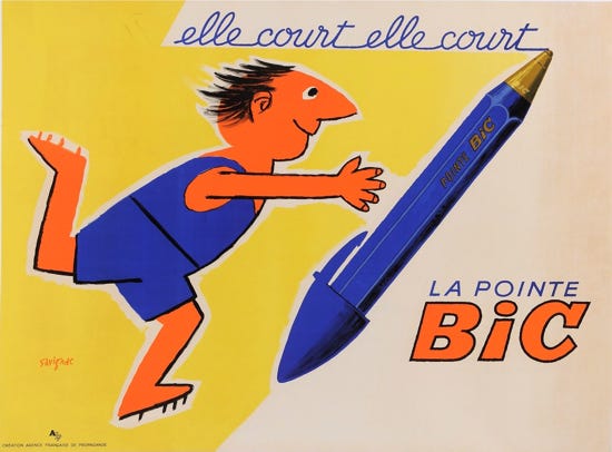 Bic ad 1952