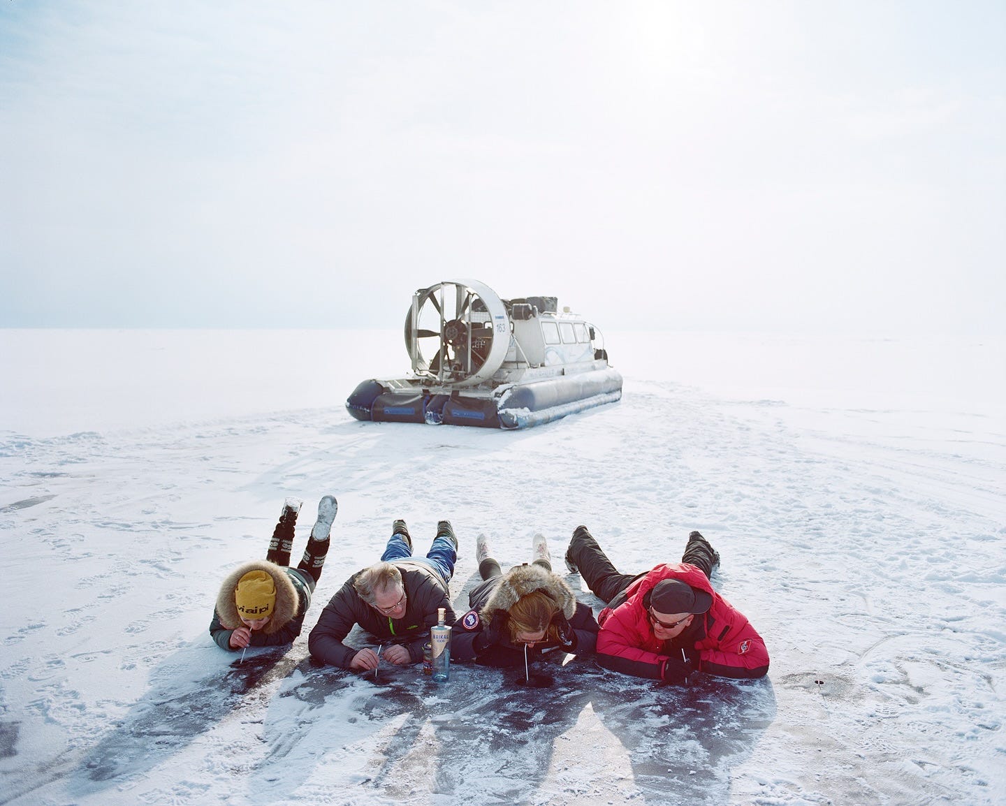 Photo by Sophy Roberts on September 28, 2025. May be an image of 6 people, arctic and text.
