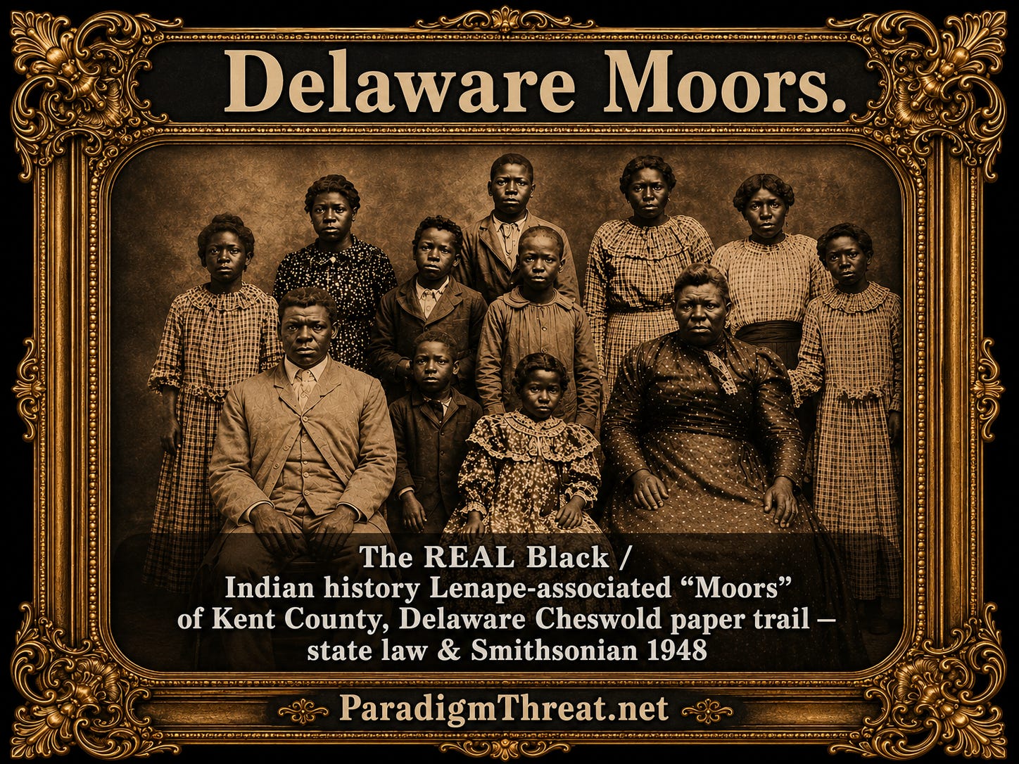 Delaware Moors — Lenape-associated Kent County Cheswold paper trail