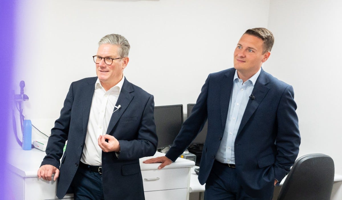 Keir Starmer and Wes Streeting