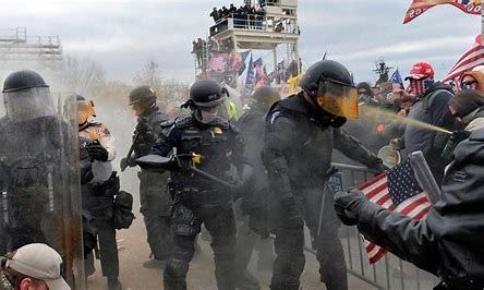 Image result for image J6 police officer being crushed