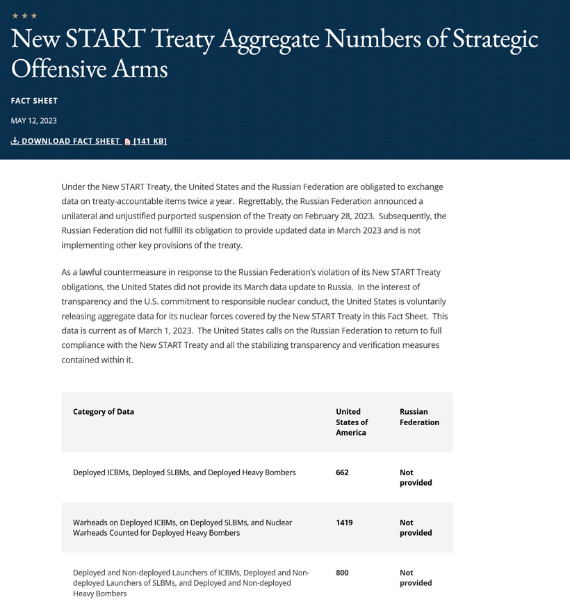 The Next Era of Nuclear Arms Control: U.S. Advocacy for Multilateral ...