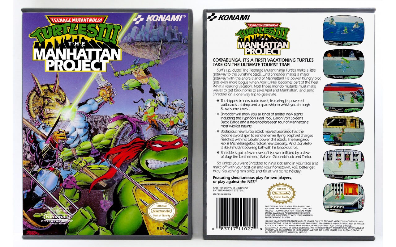 Teenage Mutant Ninja Turtles III: The Manhattan Project