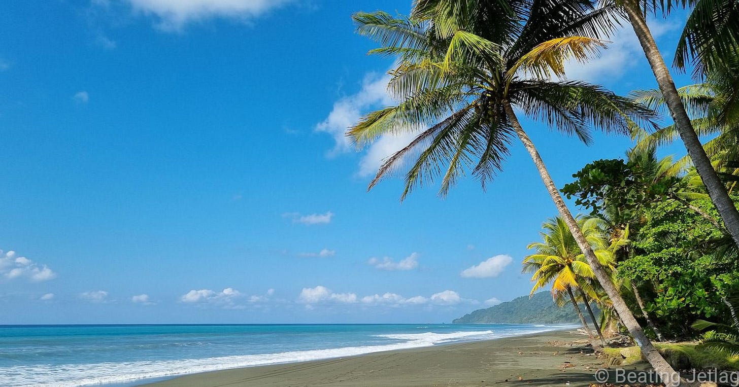 View of a beach in Costa Rica (Osa Peninsula)