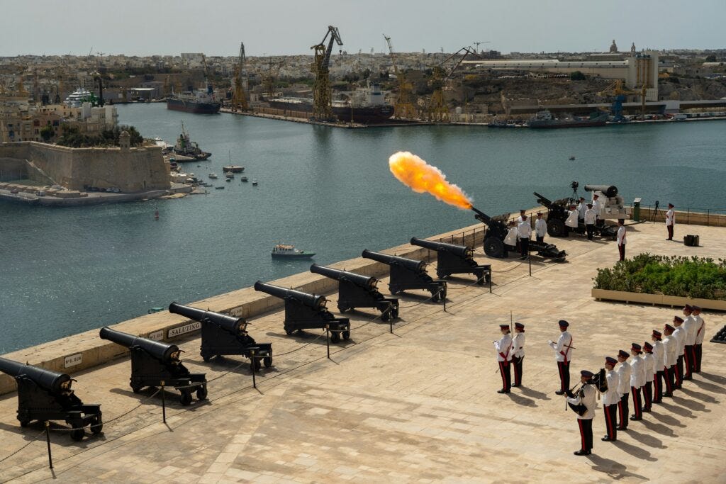 saluting ceremony. Experience Malta like a local
