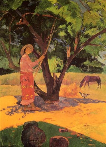 The lemon picker, 1891 - Paul Gauguin