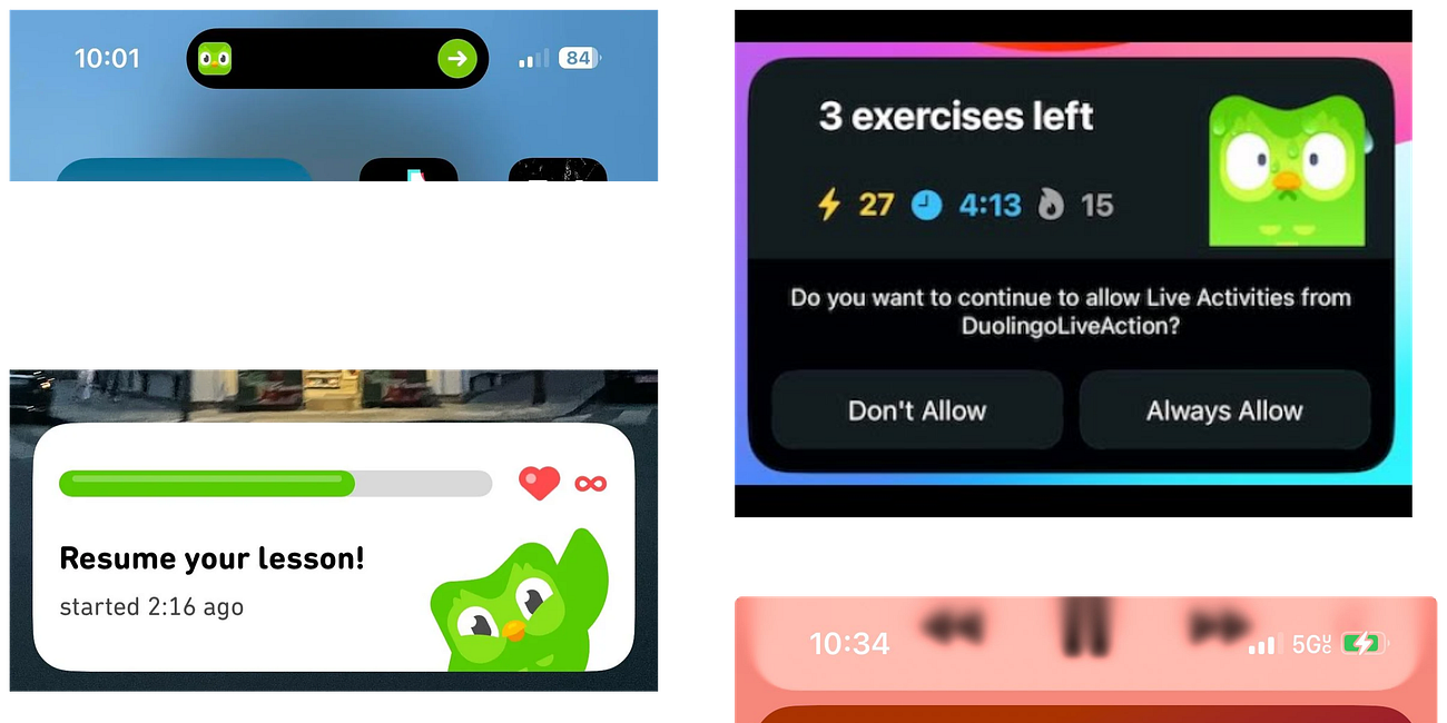 Widgets and Live Activities
