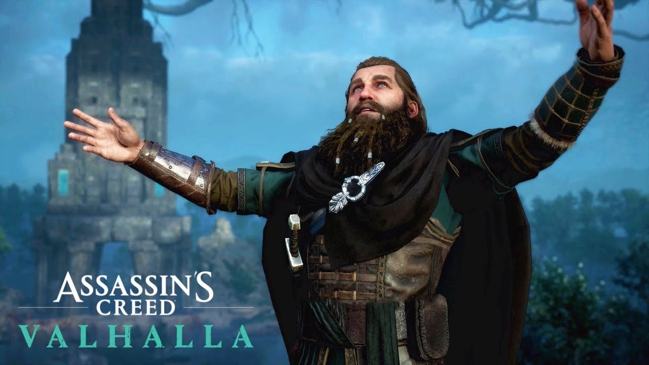 A trim-looking Thor from Assassin's Creed: Valhalla