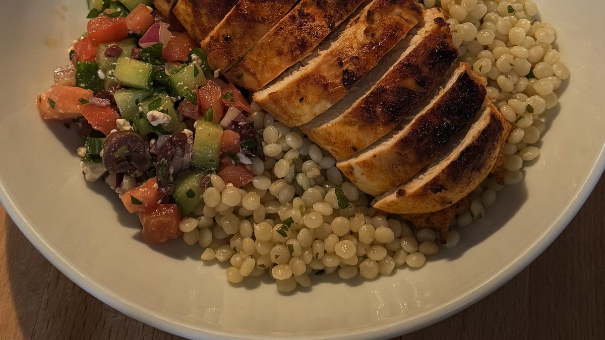 Greek Chicken Bowl - jumascreations