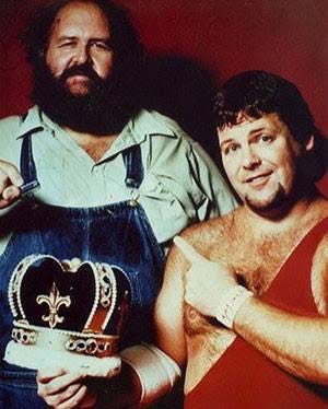 Plowboy Frazier & Jerry Lawler in 1976.