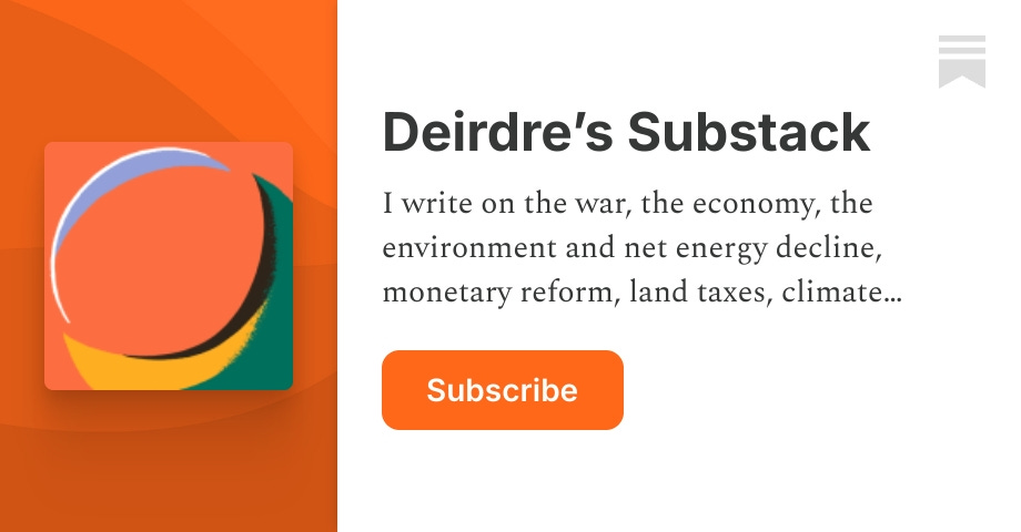 Deirdre’s Substack | Deirdre Kent | Substack