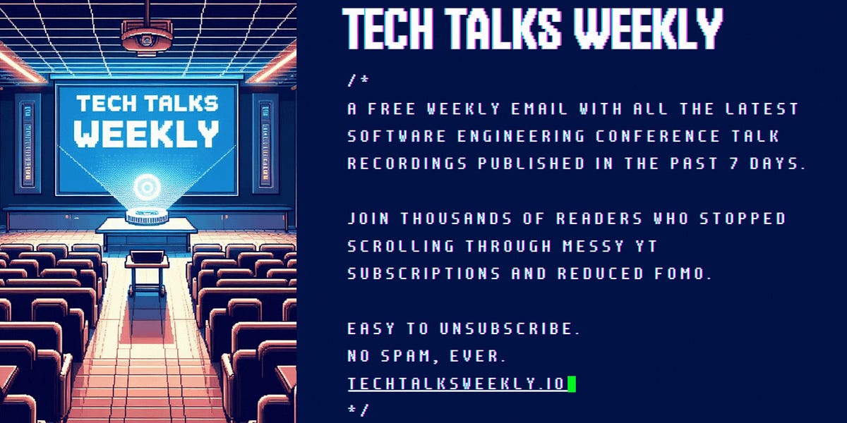 💥 Tech Talks Weekly #70: "Vibes won't cut it"