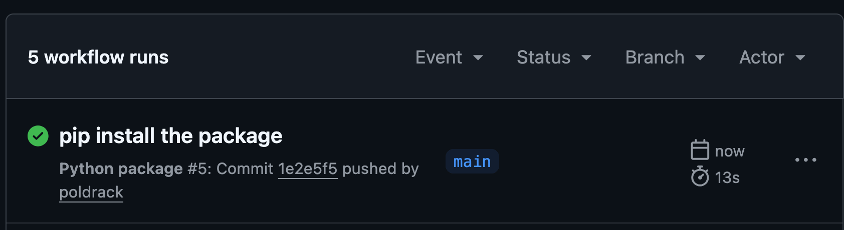 Automated testing with GitHub Actions - by Russ Poldrack