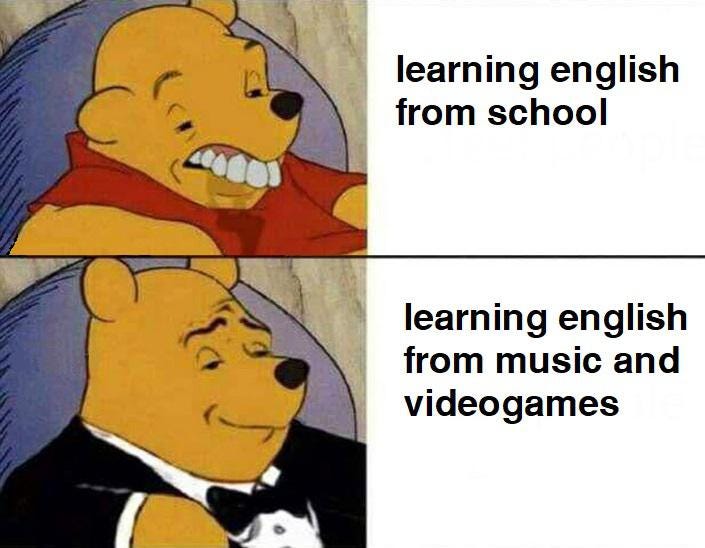 The superior way for non-native English-speakers : r/memes