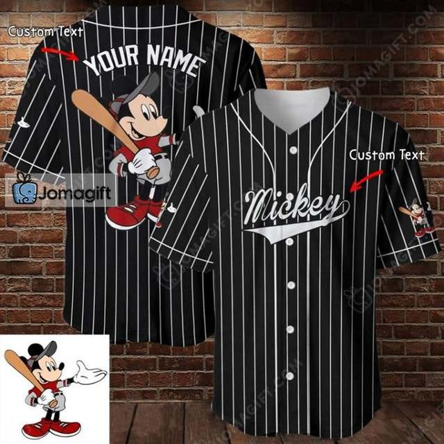 Disney Baseball Jersey Custom Name Women's Mickey Baseball Jersey  Fashionable Disney Short Sleeve Hawaiian Shirt Track Top - T-shirts -  AliExpress