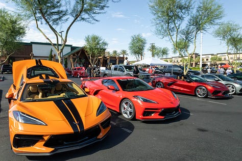 Cars and Coffee meetup in Las Vegas, NV