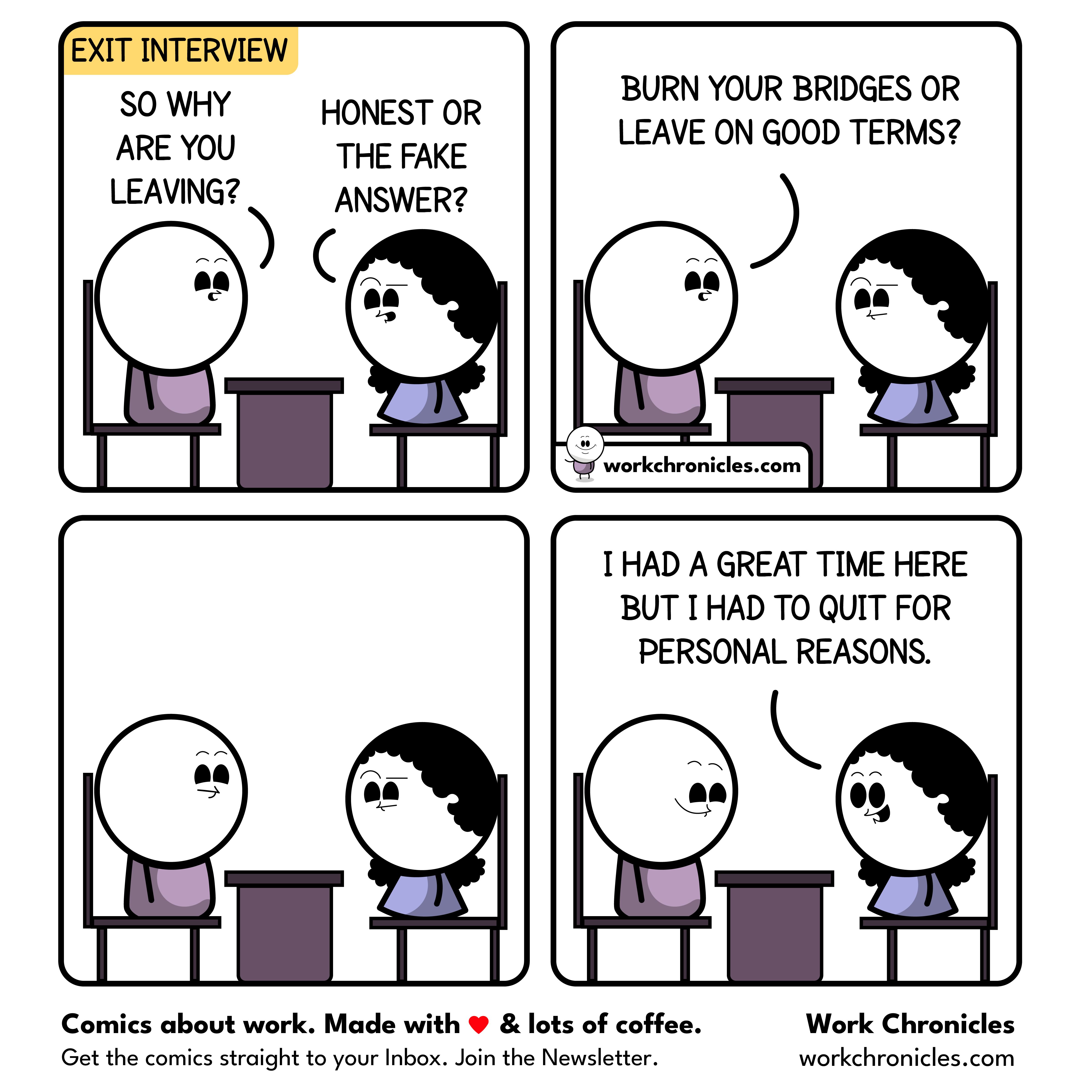 (comic) Exit Interviews - Work Chronicles