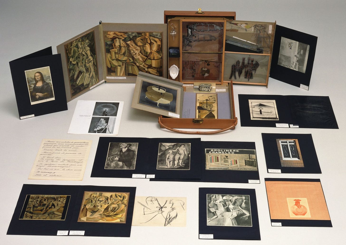 Duchamp《Box in a Valise》｜來源：MoMA Press / 作品圖片