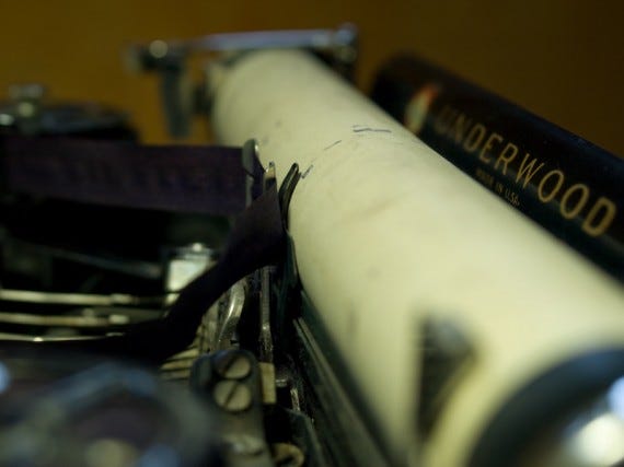 Writing Lessons - Typewriter Writing Lessons