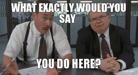 I have people skills, I'm good at dealing with people... Can ...