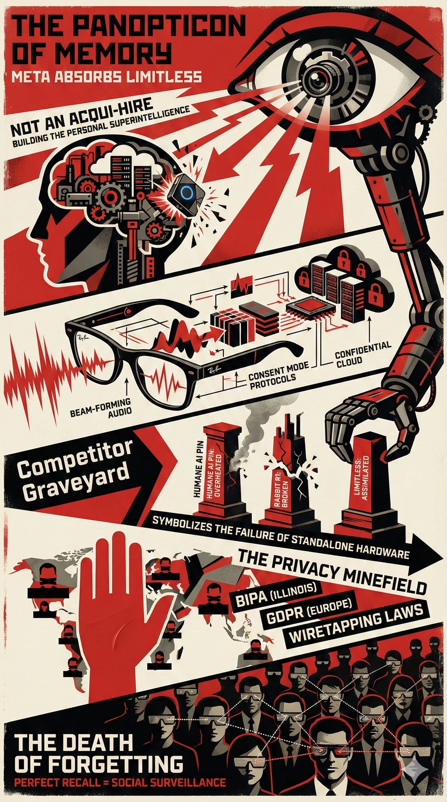 The Panopticon of Memory: Strategic Implications of Meta’s Acquisition of Limitless