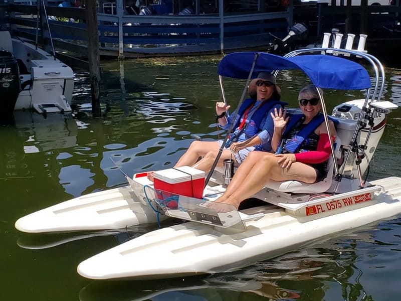 Leaving the Marina for the Tour
