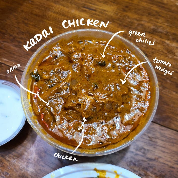 Kadai Chicken, Goat Biryani