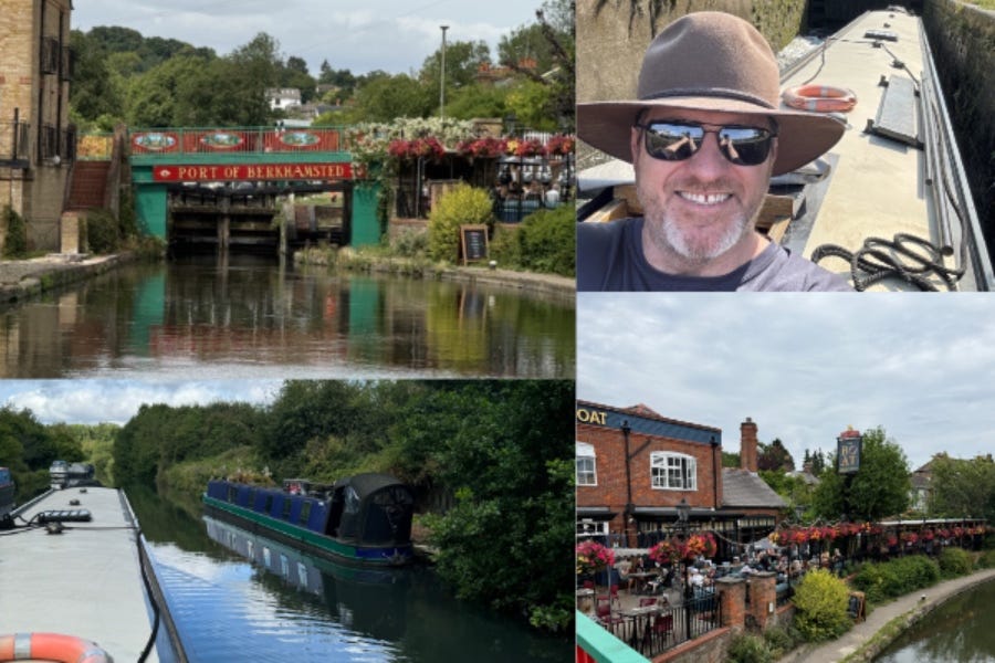 Approaching the inland port of Berkhamsted, 2024. Approaching the inland port of Berkhamsted, 2024.