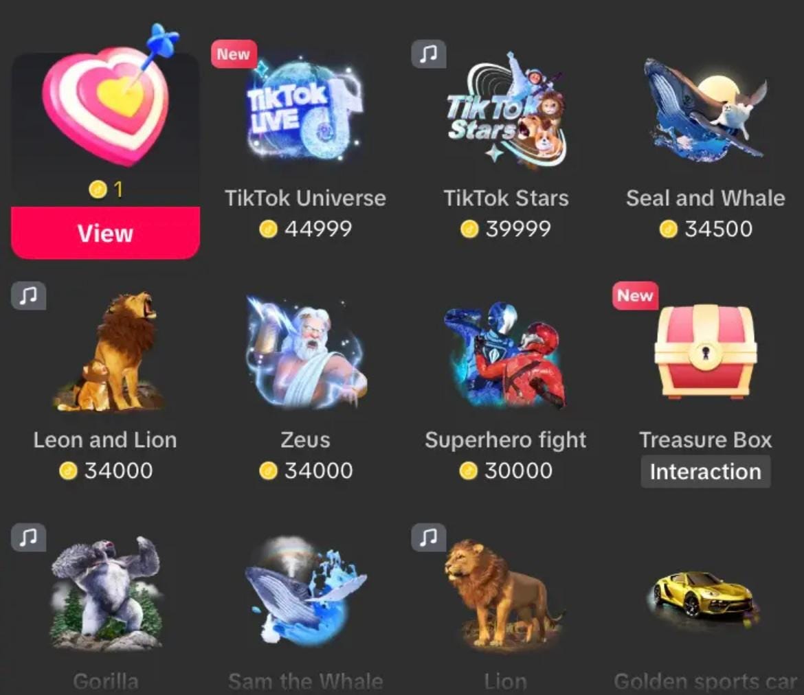 TikTok Live gifts explained: Gift value list & how much they're worth - Dexerto TikTok Live gifts explained: Gift value list & how much they're worth - Dexerto