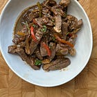 CARNE SALTEADA CON VEGETALES